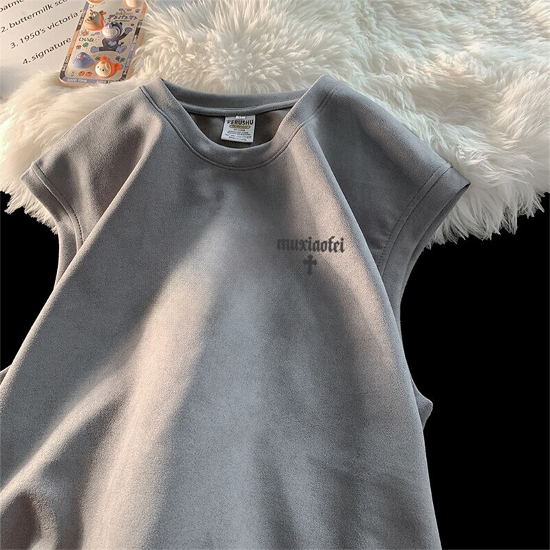 量大图低自动鹿皮绒背心HD019-1-BP25439-P20，男装背心/马甲，电商019-1