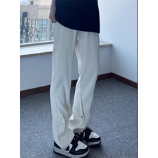 现货在仓！冰丝垂感休闲裤男抖音得物可送样网图-EX50612-批50，男装休闲裤，电商A061