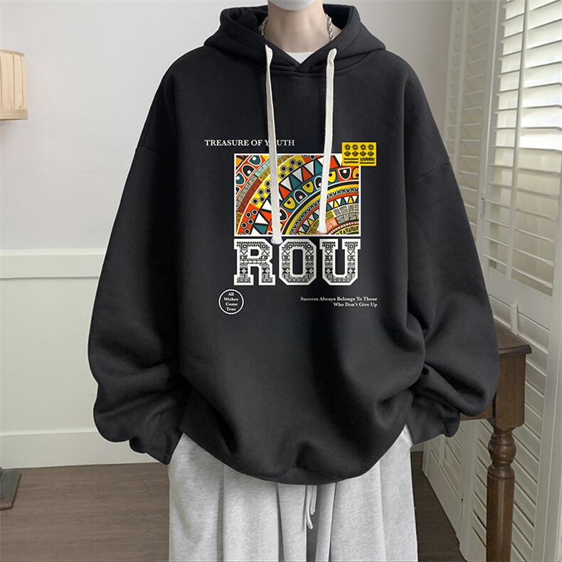 8XL连帽卫衣男大码胖子帽衫大号运动服WY2370-P35图片