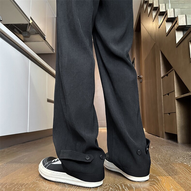 2026春季新款内景大码美式直筒西裤M-5XHK24129-特P35，男装西裤，电商A022