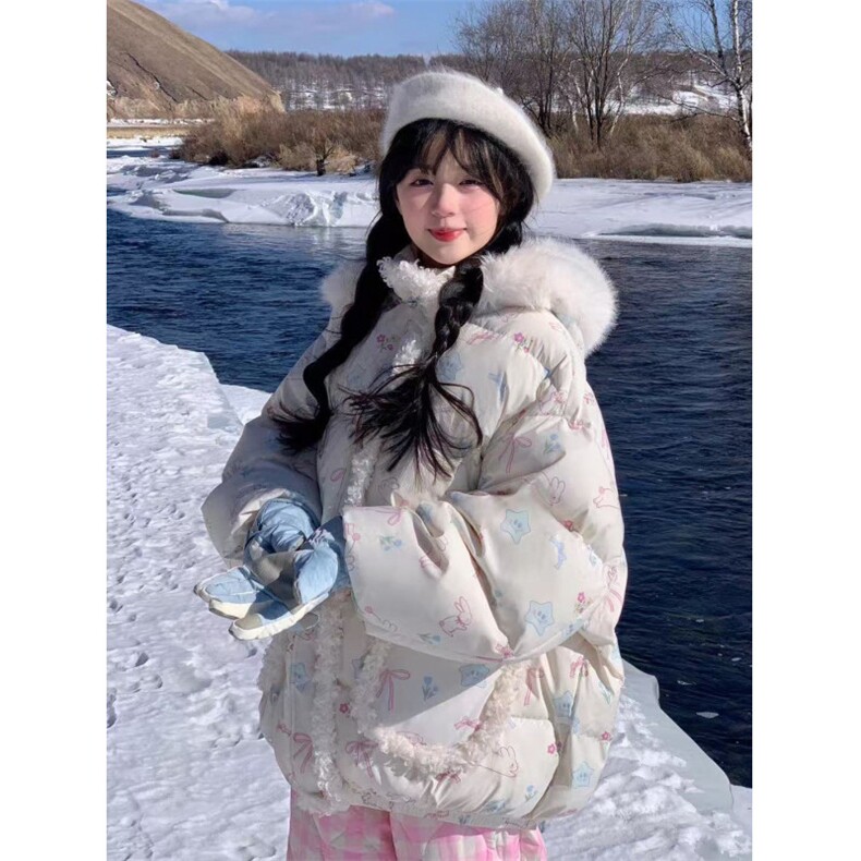 1506A/G78110/P94学院风甜美毛领连帽棉服外套,男装棉衣,星座1506A