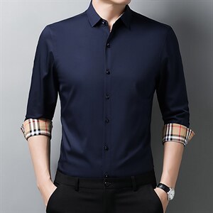 C2207钱塘2020-2欧货品质竹纤维数据好高端精品男装衬衫P59图片