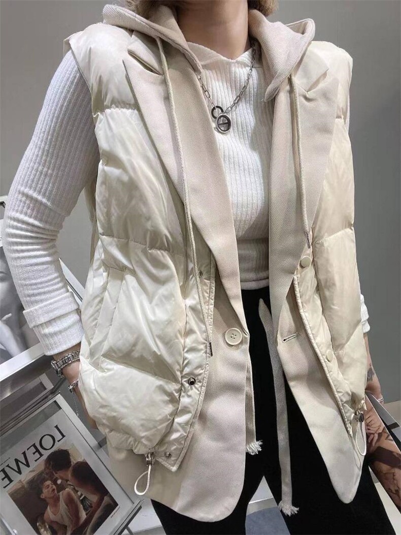 羽绒马甲，女装马甲，爱丽伽