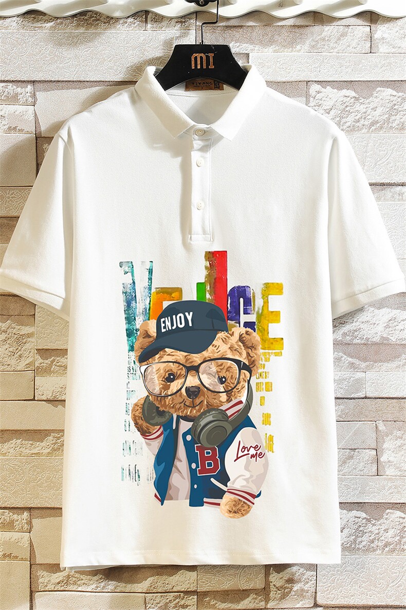 PL57211-P35翻领短袖polo衫男大码胖子半袖t恤男有领保罗衫砖墙,男装Polo衫,电商A040A
