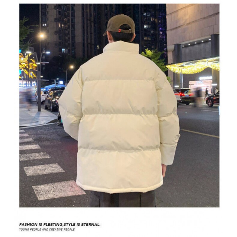 网络图现货潮牌秋冬季加绒加厚新款情侣面包羽绒棉服JZ103-P66,男装棉衣,星座715-7