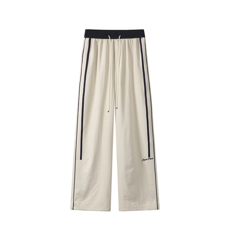 2025春夏高级感新薄款垂感面料直筒运动阔腿休闲拖地裤2501-P45,男装休闲裤,电商C305A