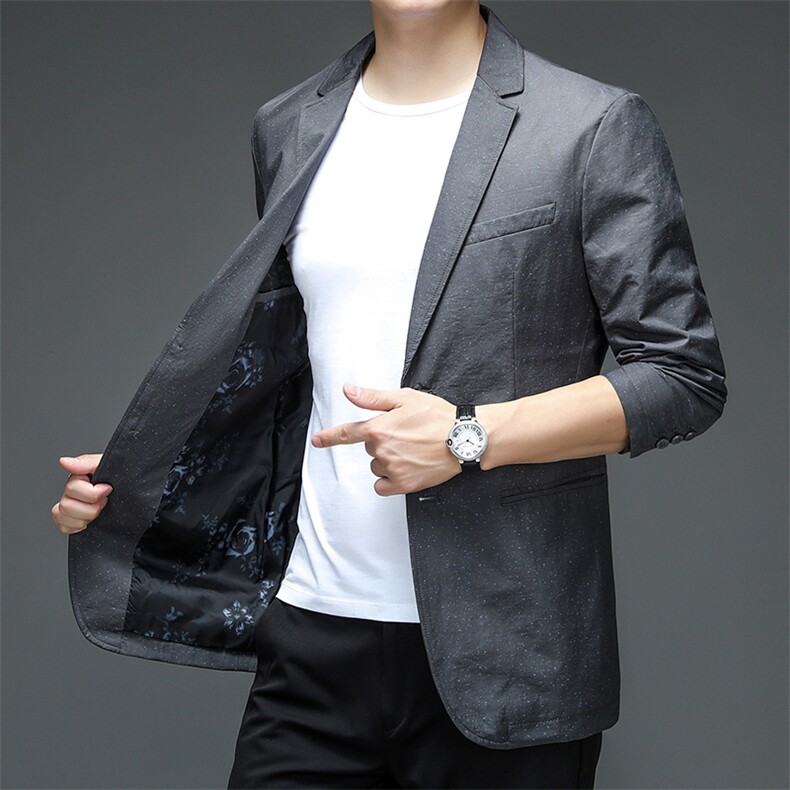8813-83春秋款男士西服薄款透气外套P170,男装西服,电商B360