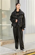 很有设计感假两件羽绒服，女装羽绒服，XCWY