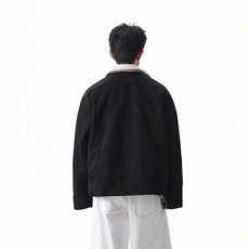 包现货-美式高街cleanfit麂皮绒底特律秋夹克外套218-7-JK60-P105，男装夹克，星座218-7