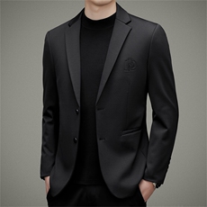 DJ2229钱塘2020-3中年男士商务休闲百搭合身秋冬季西服P152，男装西服，钱塘207-3