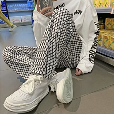 欧美hiphop裤子高街ins潮牌宽松坠感拖地长裤男阔腿裤BK3611-P30，男装休闲裤，星座1008-1