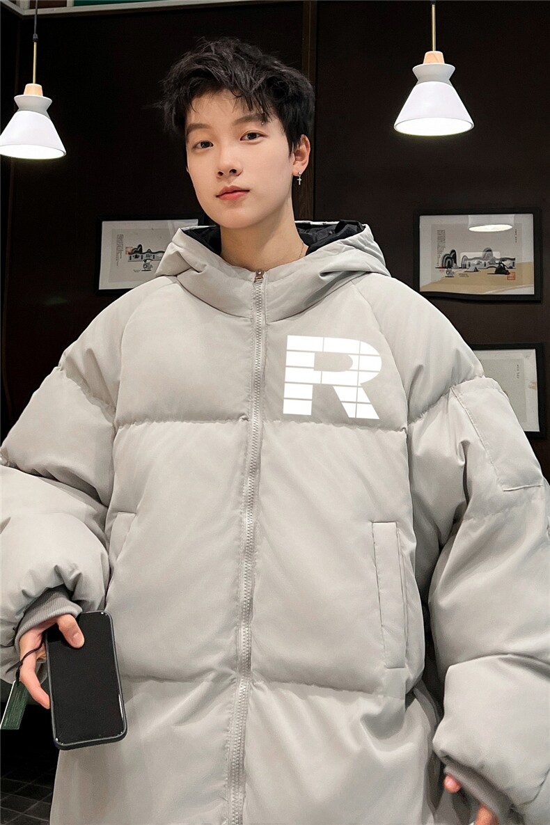 棉袄厚外套港风日系棉衣纯色棉服大码面包服1016-1M04P90K118,男装棉衣,星座1016-1（原电商B408-1）