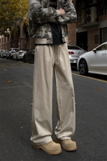 2025春季新款纯棉水洗休闲裤A509特P45控78，男装休闲裤，电商A309