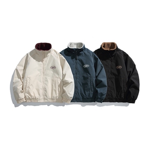 2025冬季新款男装日系潮牌两面穿宽松休闲棉服加厚外套MY388-F165图片