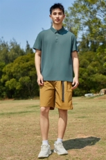 速干POLO衫男2025夏新款半袖T恤透气休闲短袖上衣PL12356-P32，男装Polo衫，星座610（原A335）