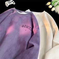 B01XZ517A-6P48秋冬新款麂皮绒卫衣，男装卫衣，星座517A-6