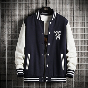 2025秋季新款棒球服卫衣大码宽松夹克潮XZ102A-4-Q8939-P55图片