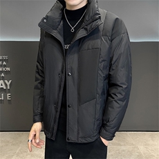 标50店主风高品质白鸭绒休闲立领羽绒服外套男YR2358-P200，男装羽绒服，电商A413
