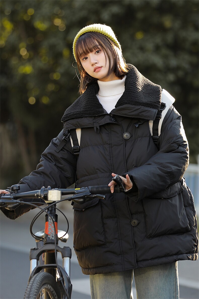 山系90白鸭绒羽绒服中性风A306-Y203-288元,男装羽绒服,电商A306