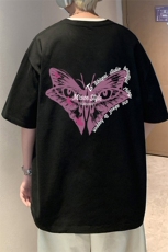 T766P26夏季新品港风高街美式短袖T恤宽松ins重磅纯棉体恤，男装T恤，星座304A
