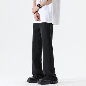 12垂感微喇休闲西裤腰部可调节vibe显瘦裤子男XZ211-1-K2422-P50图片