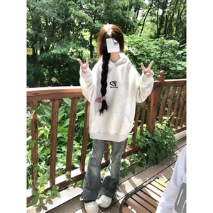 5453-P52原版做工前后刺绣 纯棉华棉复合休闲卫衣薄款/加绒图片