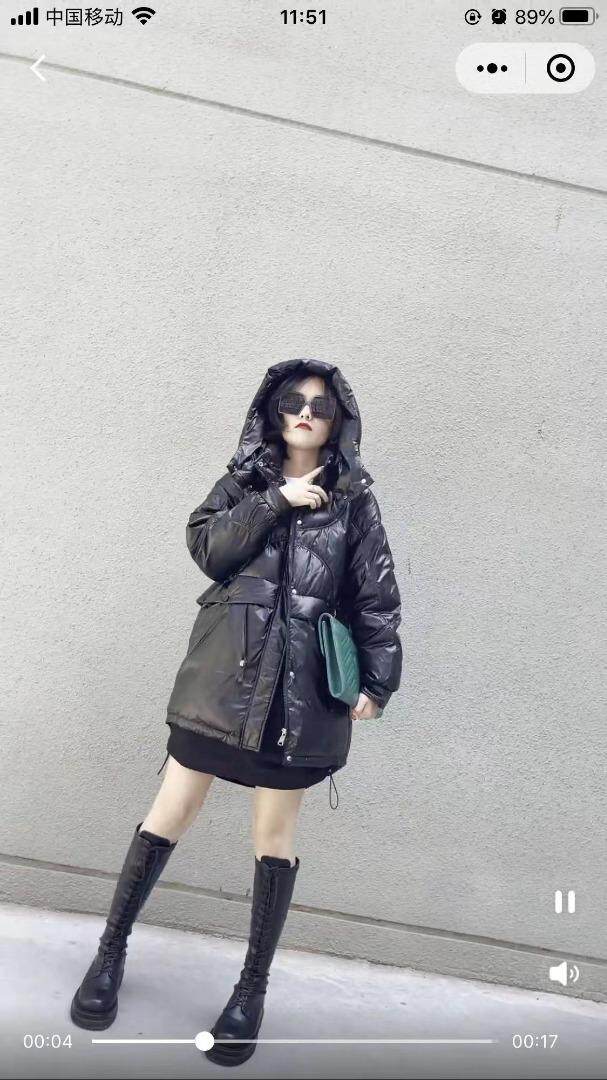 冬季中长款羽绒服，女装羽绒服，依启蒙