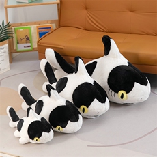 无聊毛绒玩具 牛奶鲨鱼猫