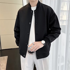 痞帅棒球服外套男春秋季高级感休闲工装夹克男士秋装上衣JK011，男装夹克，星座1116A-2（原606A-1）