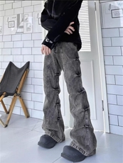网图现货！2025抖音牛仔裤高街休闲裤-EX50200-A061-特批45，男装休闲裤，电商A061