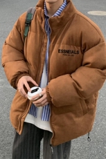 麂皮绒棉衣秋冬新款保暖立领宽松棉服外套男MYW6360P125控168，男装棉衣，电商A268A