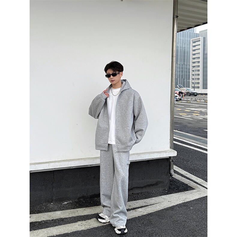 连帽卫衣套装春秋穿搭一整套高级感休闲运动外套YY6889-P125,男装休闲套装,电商C216