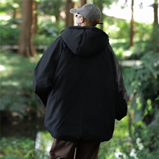 冲锋棉衣男秋冬季宽松工装棉袄连帽日系防水外套休闲棉服MH02-P88，男装棉衣，星座1008-1