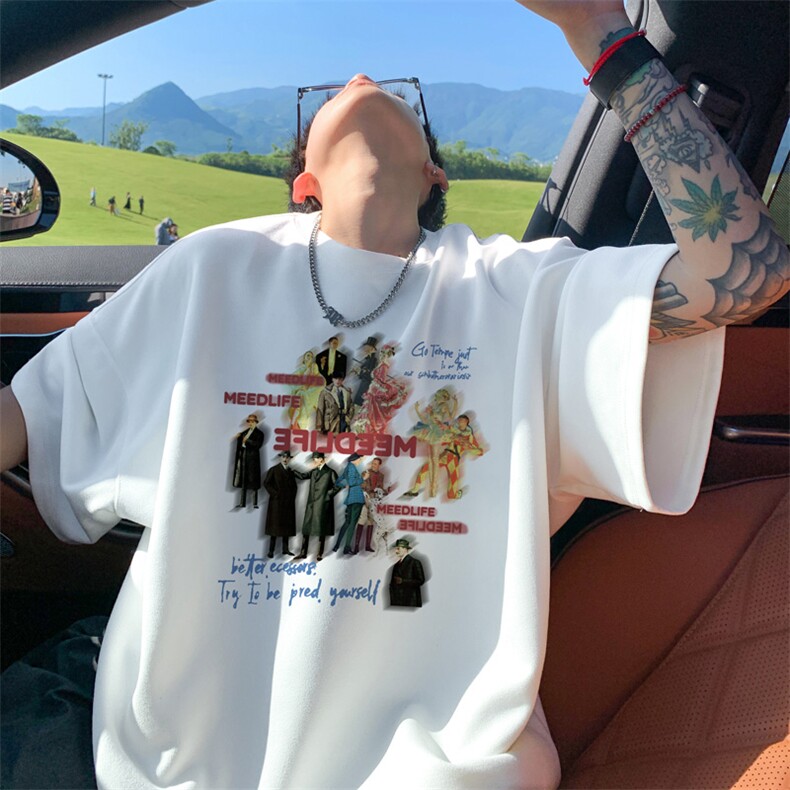 量大优供视频重磅麂皮绒短袖t恤男JT537-特p19,男装T恤,电商B371