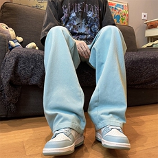 8XL-M特大码高级垂坠感休闲裤男薄款冰丝裤宽松直筒拖地裤K964P48，男装休闲裤，电商D206-1