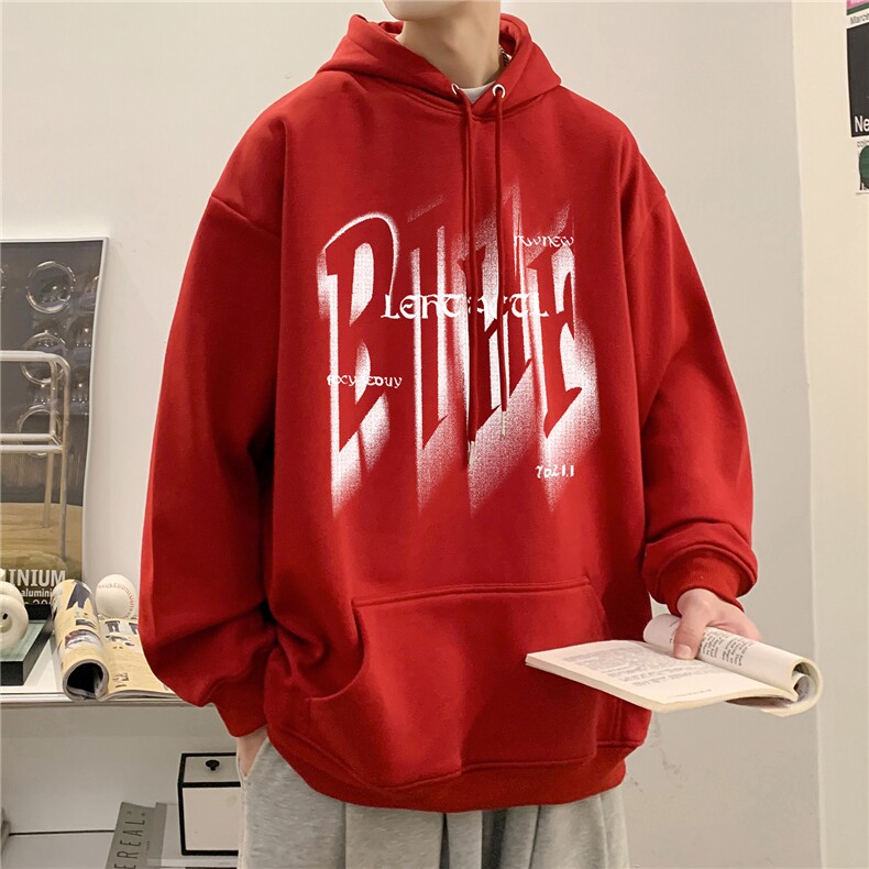！重磅大码M-4XL得物品质加厚连帽卫衣RH6233-特P35加绒42,男装卫衣,星座610B-1
