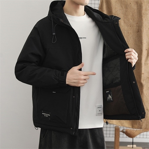 美式复古高充绒冬季棉服男2025新款潮牌御寒保暖机能风工装外套图片