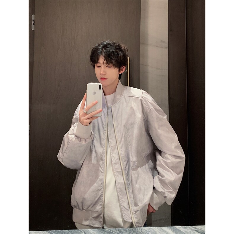 档口图 短款夹克潮牌棒球服外套男女同款DY195-P80量大优图片