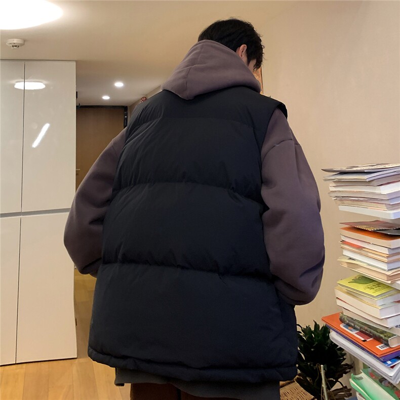 港风咖啡厅50白鸭绒字母印花百搭羽绒马甲A247-MJ108特批115控168,男装背心/马甲,电商A247