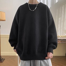 青少年秋冬款慵懒风宽松毛衣日系复古高级感内搭打底针织衫潮牌，男装针织衫/毛衣，星座1210-1