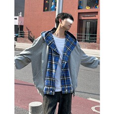 8895-P69高质量重磅连帽卫衣外套，男装T恤，电商B323A