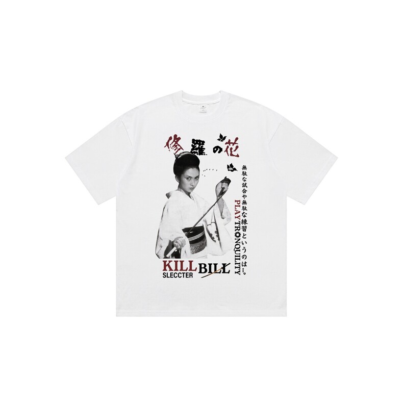 暗黑索罗娜修身显瘦短袖T恤杀死比尔D328-T25113-P28,男装T恤,电商D328
