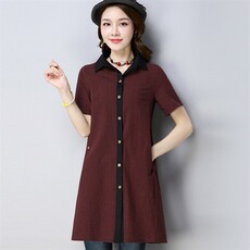 2021年夏季衬衫短袖短款时尚气质百搭可爱街头潮流纽扣，女装衬衫，丽影随形