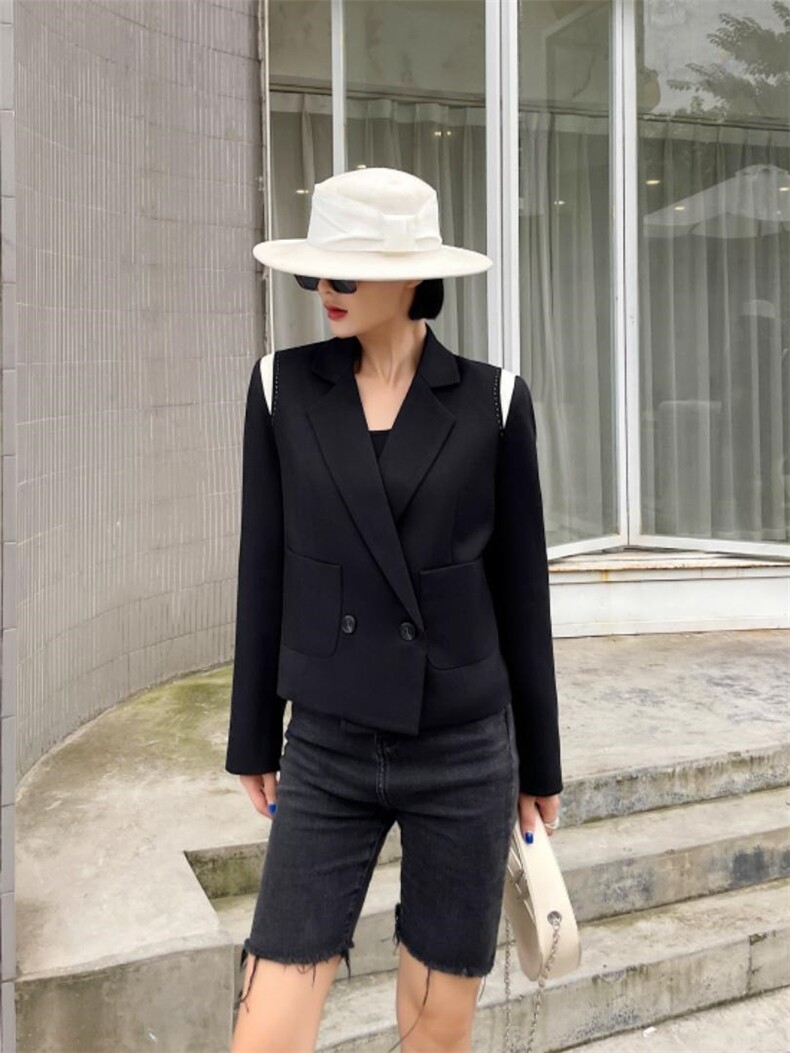 现货金纺西装大批量上市，女装西装，秋水伊人