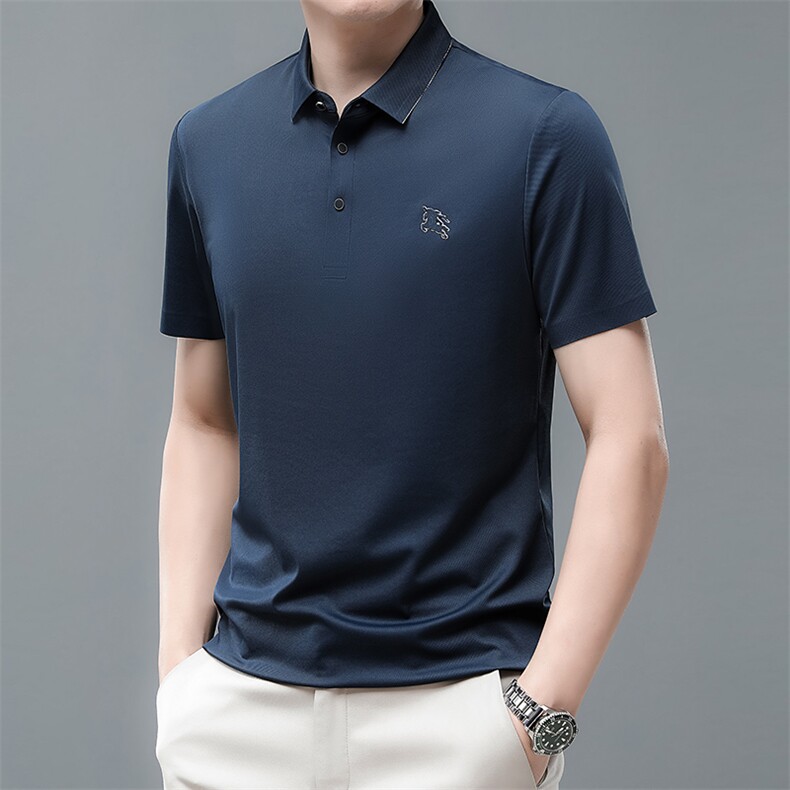 F83312男士2023年夏季新款百搭T恤男短袖商务休闲体恤男P62,男装T恤,电商B360