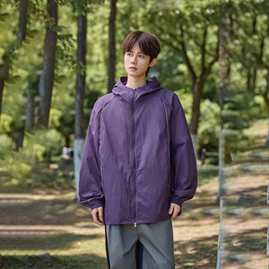 UPF50+有报告 凉感轻薄透气宽松大码潮流防晒服 DQC657-P48图片