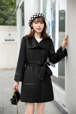 现货供应：双面羊绒大衣外套M一XL，其它，拉思维加丝