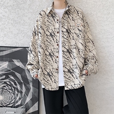 现货10059-P40控68秋季新款百搭大码高品质衬衫男港风宽松长袖，男装衬衫，电商A059