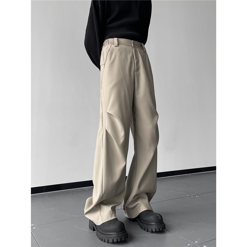 XZ612-K674-P55控78夏季薄款解构立体裁剪西裤冰丝休闲长裤2，男装西裤，星座612