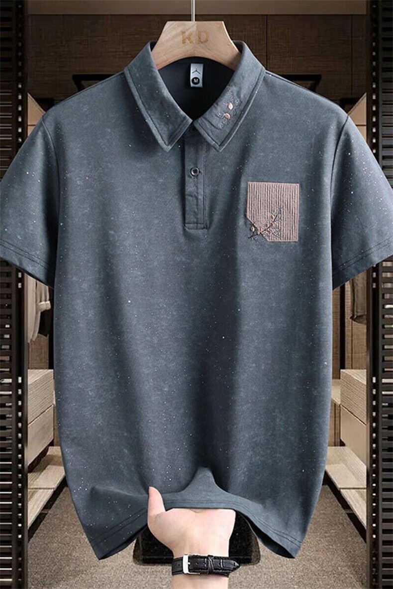 25081-P40夏季时尚休闲T恤男POLO衫欧货潮牌商务休闲短袖T恤,男装Polo衫,电商D310B-1
